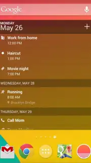 Sunrise Calendar Screenshot 2