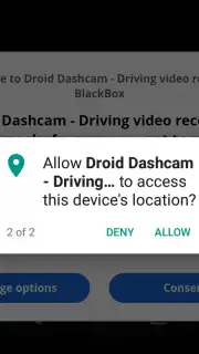 Droid Dashcam - Driving video recorder Screenshot 3