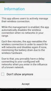 Wireless Manager Screenshot 1