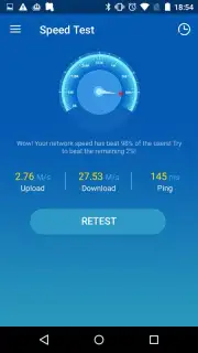 Speed Test Screenshot 1