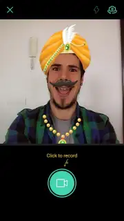 BiuBiu-Selfie Sticker Video Screenshot 1