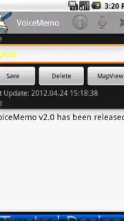 VoiceMemo Screenshot 2