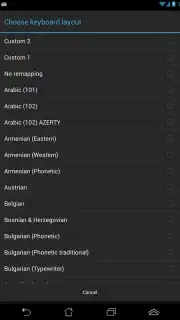 External Keyboard Helper Demo Screenshot 1