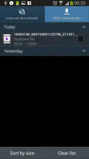 Fast Facebook Video Downloader Screenshot 2
