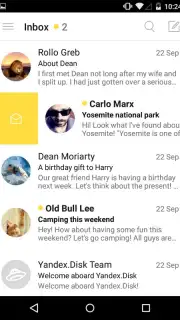 Yandex Mail Screenshot 1