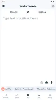 Yandex Translate Screenshot 1
