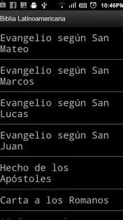 Biblia Latinoamericana Spanish Screenshot 5
