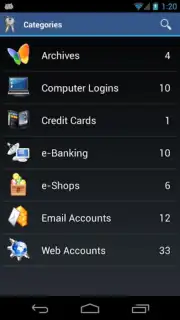 aWallet Password Manager Screenshot 3