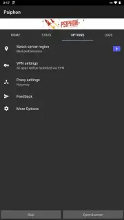 PsiPhon Screenshot 11