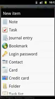 B-Folders Password Manager Screenshot 1