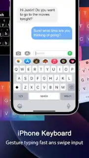 iphone keyboard Screenshot 1
