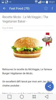 Recettes Sandwichs Screenshot 2