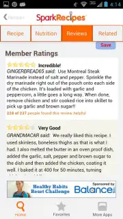 Healthy Recipes - SparkRecipes Screenshot 3