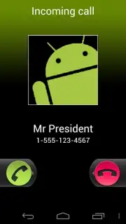 Ложный вызов и SMS Screenshot 1