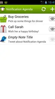 Notification Agenda Screenshot 5
