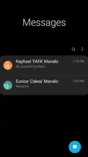 Samsung Messages Screenshot 5