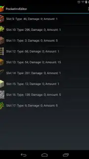 PocketInvEditor Screenshot 1
