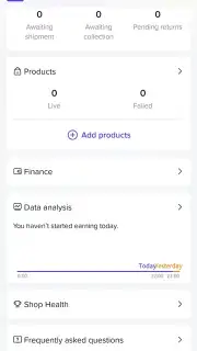 TikTok Shop Seller Center Screenshot 2