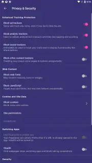 Firefox Klar Screenshot 5