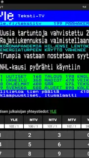 TekstiTV Screenshot 1