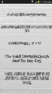 Style Free Font Theme Screenshot 5