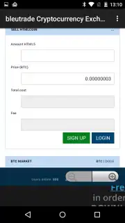 bleutrade Screenshot 4