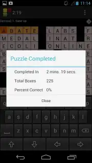 Crossword Puzzle Screenshot 7