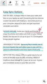 Samsung Write on PDF Screenshot 1