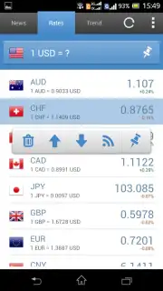 Currency Exchange Rates Screenshot 1