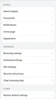 HUAWEI Browser Screenshot 7