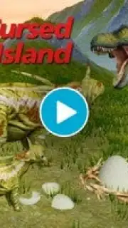 The Cursed Dinosaur Isle: Game Screenshot 1