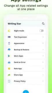 Writing Star: Text Expander & Auto-complete text Screenshot 12