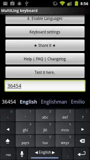 MultiLing Keyboard Screenshot 6