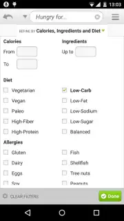 Recipes & Nutrition Screenshot 15