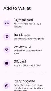 Google Wallet Screenshot 5