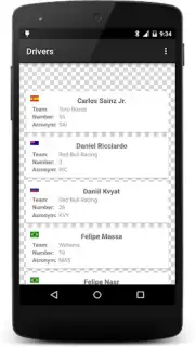 Formula Race Calendar Screenshot 4