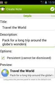 Notification Agenda Screenshot 3