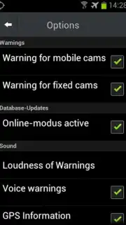 CamSam - Radar Detector Screenshot 1