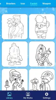 Coloring Brawl Stars Screenshot 3