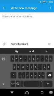 Teclado Xperia Screenshot 5