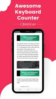 Keyboard Counter Screenshot 3