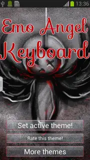 Emo Angel Keyboard Screenshot 6