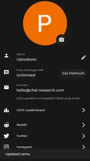 Chai: Chat AI Platform Screenshot 9