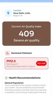 AQI(Air Quality Index) Screenshot 3