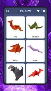 Origami dragons Screenshot 3