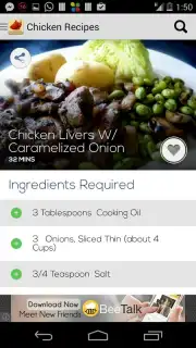 Recetas de pollo Screenshot 2