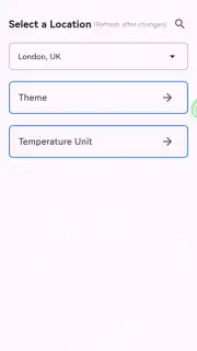 Weather Forecast App Screenshot 3