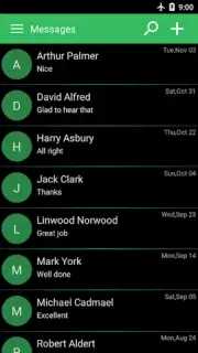 SMS text messaging app Screenshot 7
