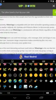 Real Madrid Official Keyboard Screenshot 5