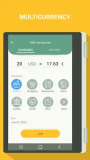 Money manager & expenses Screenshot 1
